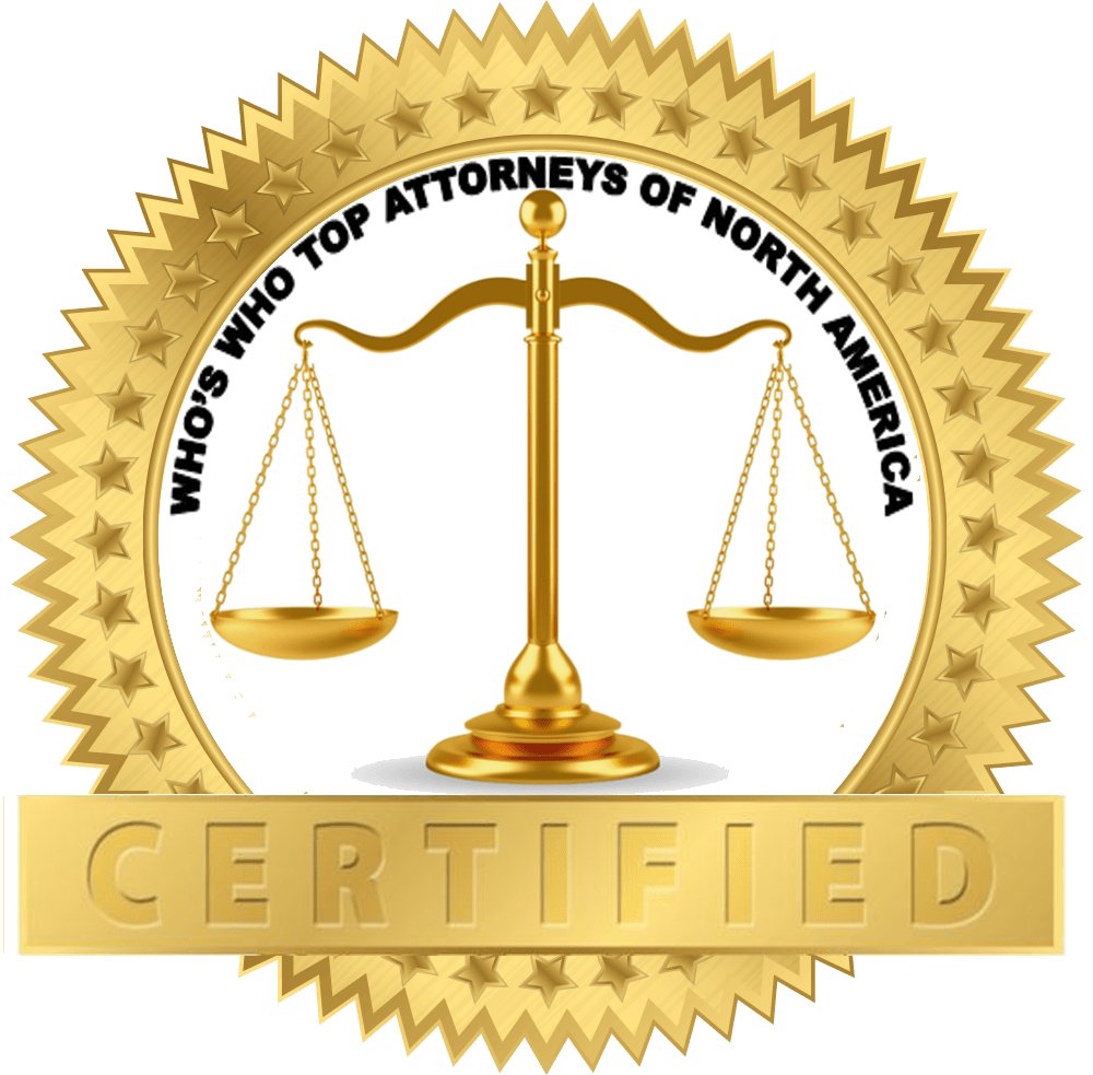 Who's Who Top Attorneys of North America Certified